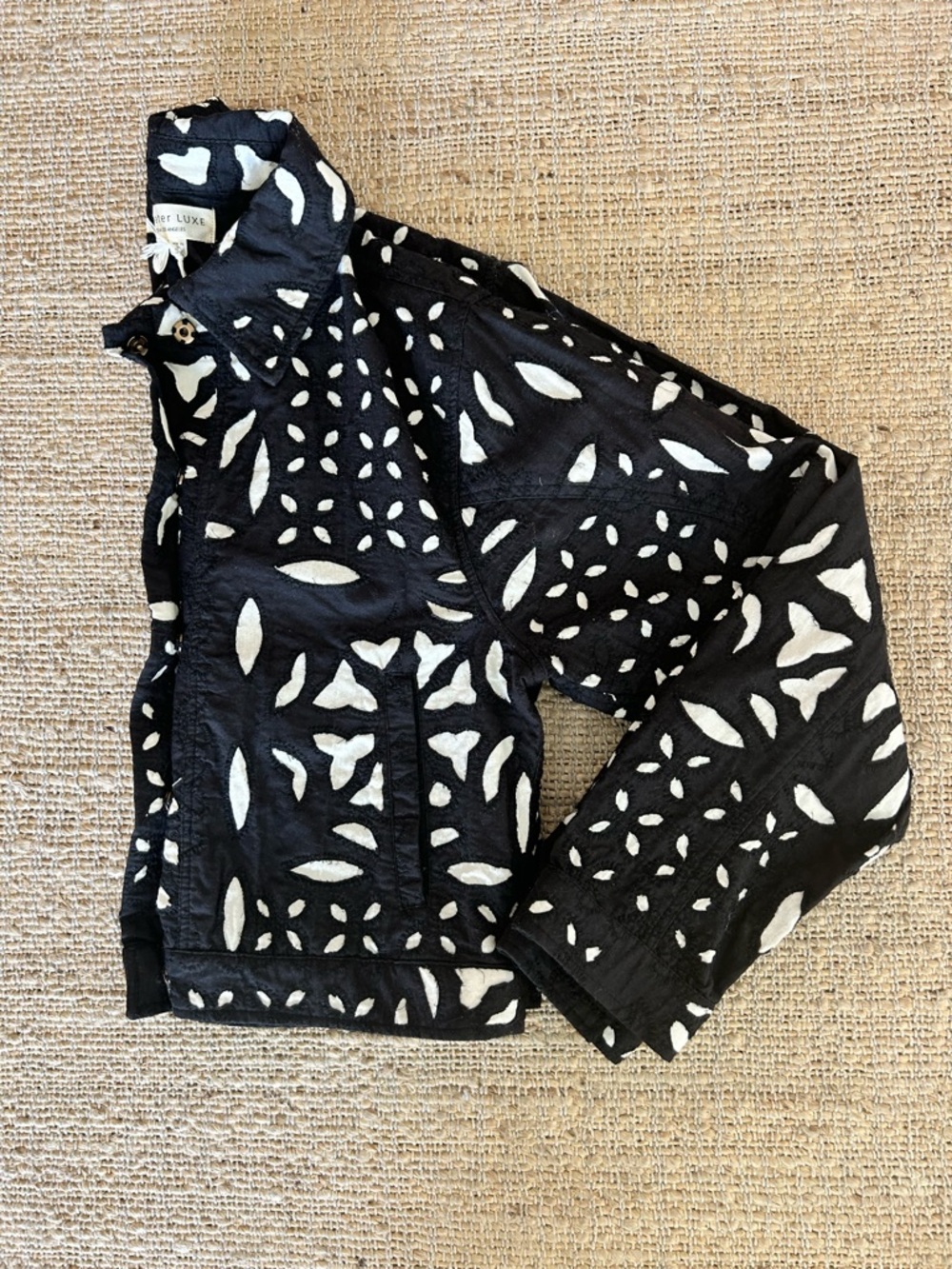 saltwater LUXE Black & White Jayme Jacket